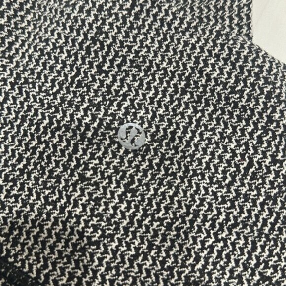Lululemon Women's White Black Teeny Tooth Houndstooth High Times Leggings Size 6 - Picture 8 of 9